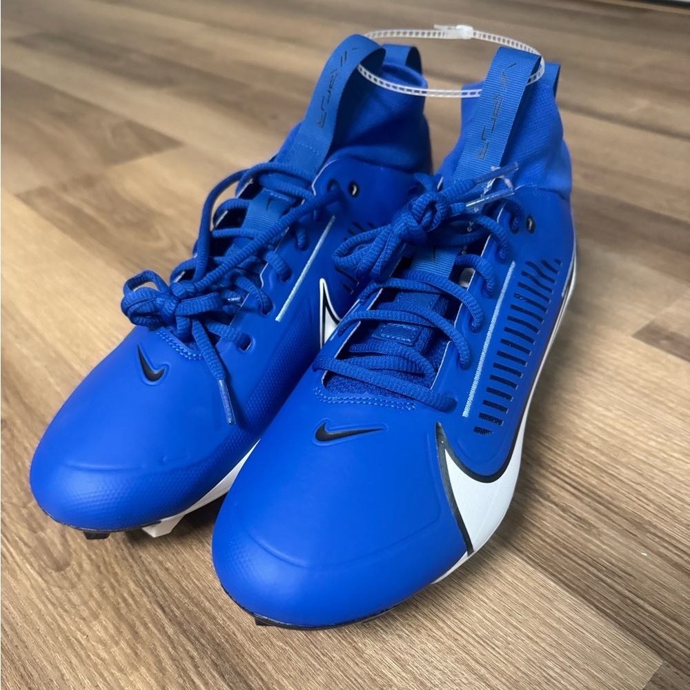 Nike Vapor Edge Pro 360 2 Football Cleats Size 13 Royal Blue White DA5456-414